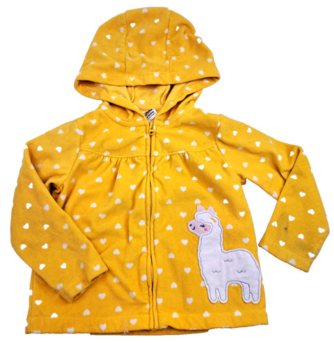 Llama hoodie baby girl - llama,