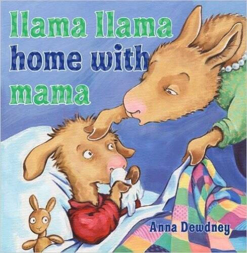 Llama home with mama - with,